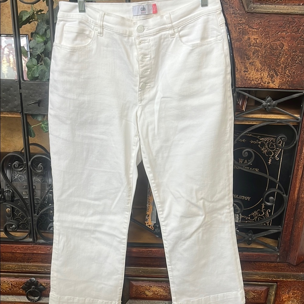 Cabi Women's White Jeans